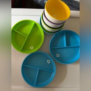 Munchkin suction cup plate/bowl bundle